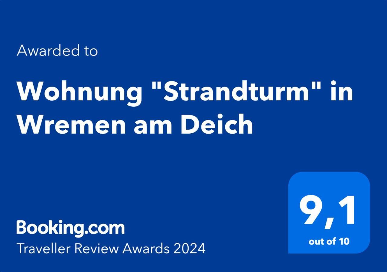 Wohnung "Strandturm" In Wremen Am Deich Exterior photo